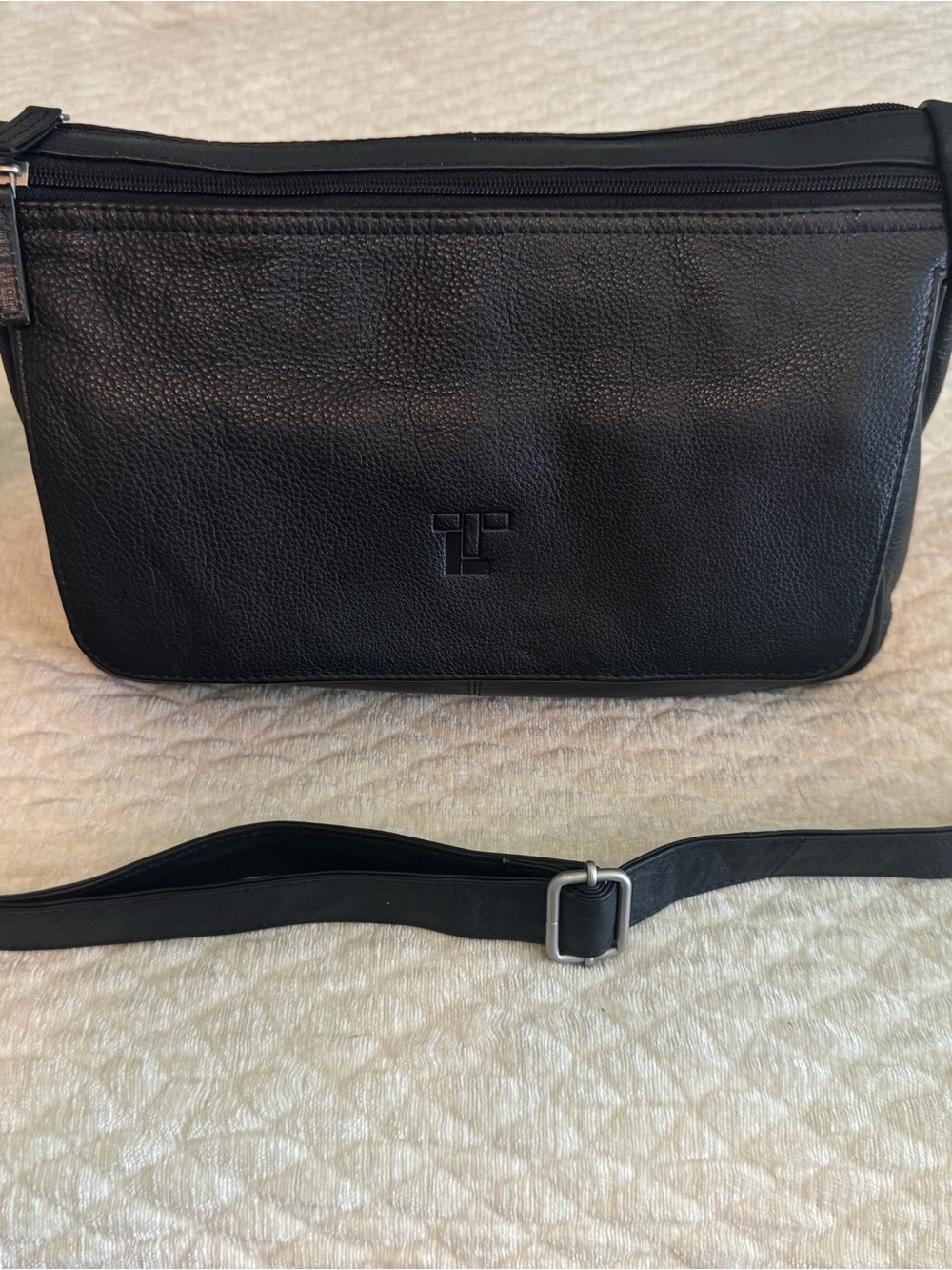 Vintage Tylie Malibu Black Bag - Vera Pelle Italian Leather